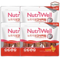 [뉴트리웰] [펫 파라다이스]오리 덴탈 강아지 간식 260g, 4개, 오리