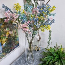 대형 봄봄안개 가지 4color - 인테리어조화, 블루
