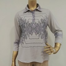 타마라 중앙로역점 대칭 컷트나염 카라 티셔츠 (TAHA24415)