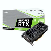 PNY 지포스 RTX 3050 VERTO D6 8GB Dual, 단품