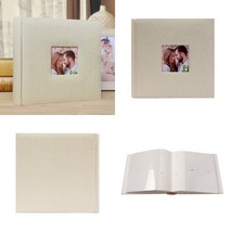마트498 메모포켓 포토앨범(4X6) 아이보리 돌앨범 포토카드바인더 프로포즈포토북 포토엘범 스냅앨범 셀프성장앨범