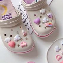 걸스코코 무지개토끼동산 핑크+퍼플 다용도 파츠 10pcs