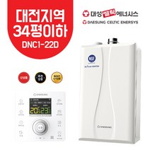 [대성쎌틱] 대전 친환경 콘덴싱 보일러 설치- DNC1-22D (34평 이하), LPG, DNC1-22D 상향식(FC)