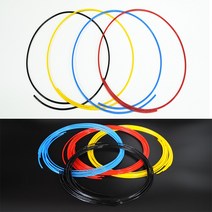 스네이크 천칭 우레탄튜브 1m 원투채비 자작채비, 레드