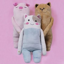 [RA㏓] 심쿵 캐릭터 바디필로우 쿠션 편안한 귀여운 고급 전신베개 폭신한 동물 예쁜 인테리어 선물용 ▷_§Ea, §§_미로(베이지)