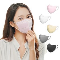 프랜드리 KF94 새부리형 마스크, 5매입, 20개, 핑크