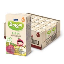 요미요미주스 레드비트사과 125ml 24개, 튼튼주스프룬사과