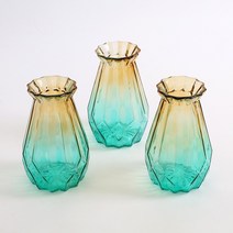 크리스탈 그라데이션 꽃병 3p세트 화병 오브제