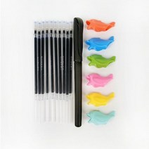 (당일출고)클린프로젝트 사라지는 순삭펜 기화펜 기출펜 10개 볼펜 리필 세트 매직펜 고시생 수험생 시험펜, 20개세트(볼펜2+리필20개+홀더2)