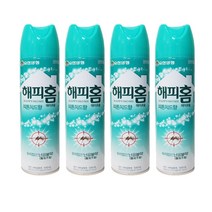 유한양행 해피홈킬라 피톤치드500ml 모기약 살충제, 4개