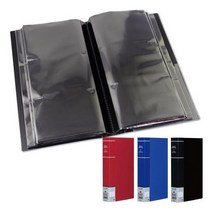 나카바야시 L판 360장 대용량 3단 포켓앨범 선물 나까바야시 내아이 사진 album 생일 포토 정리법 식, 블루