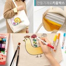 캔버스천 에코백만들기 전통 민화 그리기, 달팽이