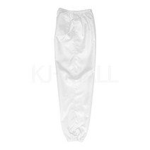 KJ 방진복 하의(포켓 3개) 제전복 무진복 제전방진복 클린복 크린룸 반도체 정전기방지 작업복 바지, 화이트-S(85)