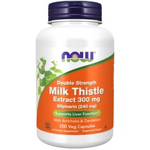 나우푸드 실리마린 밀크씨슬 300mg 50정 100정 200정 NOW Foods Milk Thistle Extract 300mg