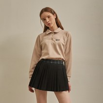 여성 골프웨어 간절기 체크 밴딩 골프스커트