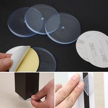 4P 테이블 미끄럼방지 패드 유리보호 고정스티커 미끄럼방지패드 바닥고정 의자패드 유리받침 테이블미끄럼방지, 원형, 상세페이지 참조