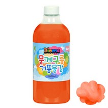 뭉게구름 거품물감 리필 1000ml 낱색 형광주황, M상품선택