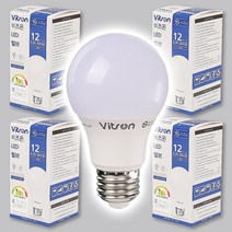 12W LED전구 벌브 주광색 주백색 전구색 비츠온 E26 Base(60*116mm), 주광색_6500K, 10개