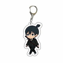 체인소맨 키링 Chainsaw Man Anime KeyChain Women Cos Girls Gift 열쇠 고리 남성용 아크릴 자동차 파티 펜던트 일본 포치 타, [27] 5262