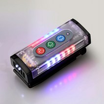 LED 안전 경고등휘슬전자호루라기 세이프메이트 경광등 어깨경고등 USB충전식 각, 단품