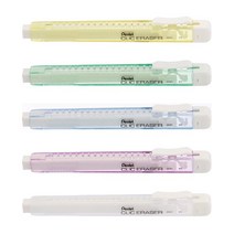 펜텔 클릭 이레이져 지우개 클리어 ZE81, 옐로우(클리어)