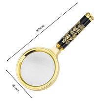 시계 보석 수리 돋보기 루페 루빼 루뻬 10x handheld optical glass scale magnifier magnifier jewelry loupe with dragon, 80mm