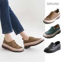 [살랑살랑] (천연소가죽) 여성 가죽 스니커즈 단화 4종균일가