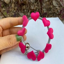 아크릴액자 압축앨범 가훈 가벼운 액자 실버 마그네틱 케이블 사진 프레임 로프 벽 -153, Fuchsia heart, Fuchsia heart
