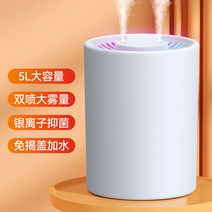 대용량가습기 20평 안방 통세척 거실용 공장용 가습기 대형 병원용 공업용 업소용 사무용 무소음, 5000ml, 대용량 화이트