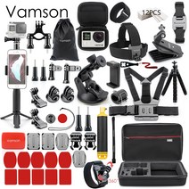 VAMSON FOR GOPRO GO PRO HERO 용 액세서리 세트 9 8 7 6 5 4 EKEN H8R 키트 3 웨이 셀틱 스틱/YI EVA 케이스 VS77, VS77C|CHINA