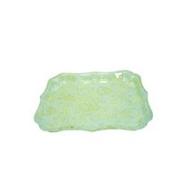 아크릴 쟁반 사각 금색 (소) 1개 트레이 과일 서빙