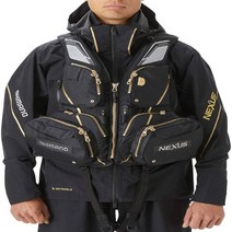 시마노 넥서스 낚시조끼 VF-121T 블랙, 기본