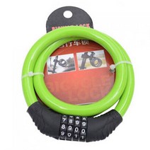 자전거 자물쇠자전거 4 자리 암호 잠금 도난 방지 자물쇠 산악 데드 플라이 장비 전기 오토바이, 협력사, 05 Model 1 Green