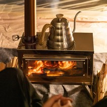 경량 접이식화목난로 불멍 무연 캠핑용난로, 화목난로