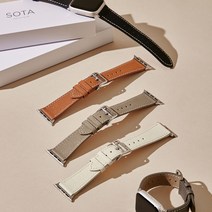 SOTA 애플워치스트랩 8 7 6 se se2 호환 앱송 싱글투어 스트랩, 42/44/45mm, 라이트 브라운