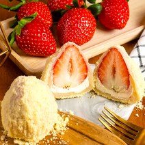 [모찌현] 크림치즈 딸기모찌 6개 과일모찌 생과일 찹쌀떡 과일모찌 합격기원 수능떡 합격떡 답례떡 청년떡집 추석선물 명절선물 모찌짱 모찌대왕 모찌찌, 4.생과일 크림치즈딸기모찌-6EA