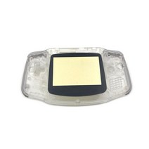 대신물산마켓 간지 게임 보이 어드밴스 GBA 콘솔용 하우징 셸 케이스 커버 + 스크린 렌즈 프로텍터 스틱 라, 한개옵션1, 13 Transparent