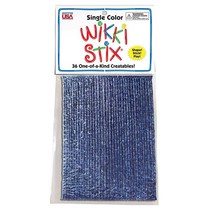 WikkiStix 싱글 컬러 네이비 블루 크리에이터블, Navy Blue