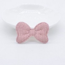 38x25mm 반짝이 천 나비 넥타이 아플리케 DIY 모자 장갑 의류 레깅스 바느질 용품 모자를 쓰고 있죠 장식 패치 50 개/묶음, Pink