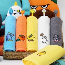 충무타올 스위트몬스터 베이직 세면 150g 1매, 옐로우