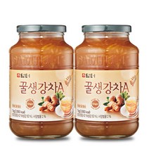 [담터] 꿀생강차A 1kgX2개+전용안전포장, 상세 설명 참조