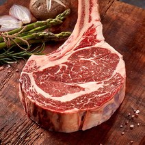 마장동 직접 작업한 토마호크 우대갈비 스테이크 650g [미국산/냉동] 캠핑 고기, 반컷팅 우대갈비 650g(600~700g사이)