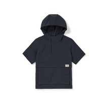 국내매장 정품 스노우피크어패럴 SNOWPEAK APPAREL S23MKRAN85 키즈 루트 반팔 아노락 Navy