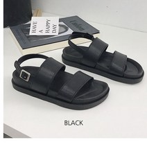 여자 샌들 1컬러 백스트랩 신발 슬리퍼 통굽신발