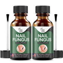 풋큐어 손톱 발톱 곰팡이 무좀 오일 2병 FOOT CURE Toenail Fungus Treatment Extra Strength 티트리 오레가노 펑거스