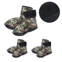 디지털 방한 요술덧신 3켤레 세트 군인양말 겨울 방한 기모 남자 남성용 덧버선