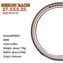 MAISREKON 와이어 비드 리콘 레이스 자전거 타이어 산악 MTB 275 29 240 260 225, 27.5X2.25 EXO