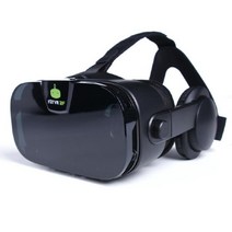게임 가상현실 VR FiiT-VR2F 가상 현실 3d 안경 헤드셋 IOS 안드로이드용 VR 구글 골판지 헬멧, 02 black