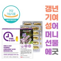 감마리놀렌산 보라지오일1000mg 콜레스테롤개선오메가6 불포화지방산 면역과민개선 피부개선 40대 생리통완화