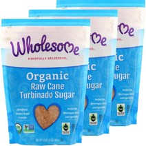 홀섬 터비나도 로우 케인 슈가 글루텐 프리, 680g, 3개